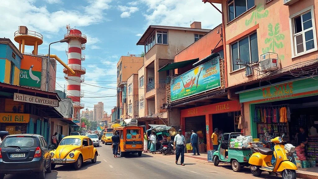Illustration for: The Impact of Nigeria's Oil Sector on Everyday Expat Life