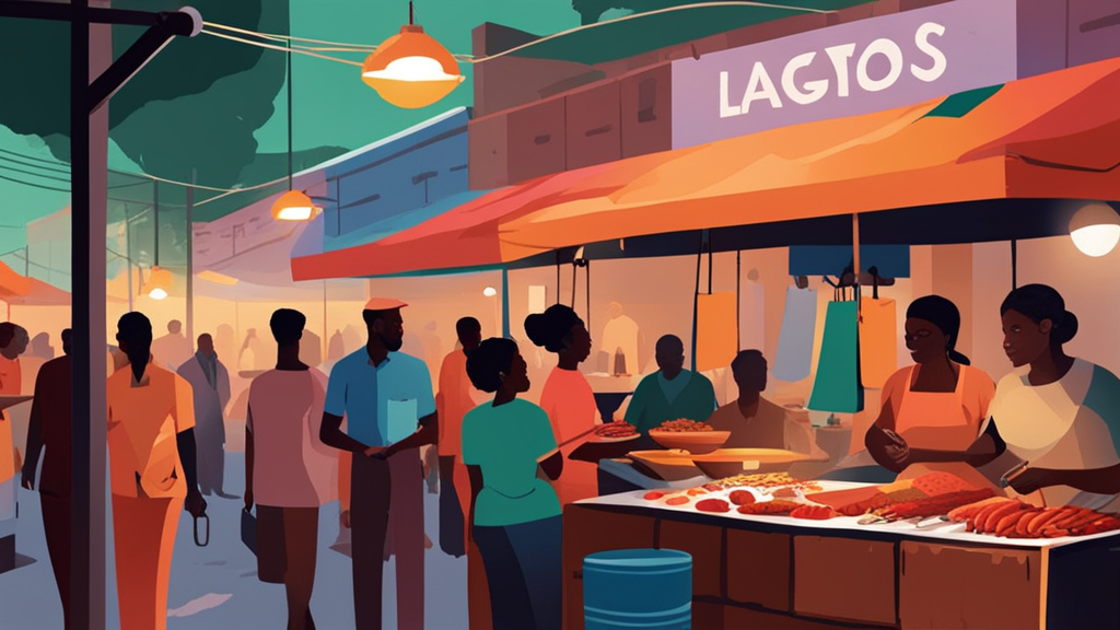 Illustration for: Suya and Small Chops: Your Ultimate Guide to Lagos Street Food
