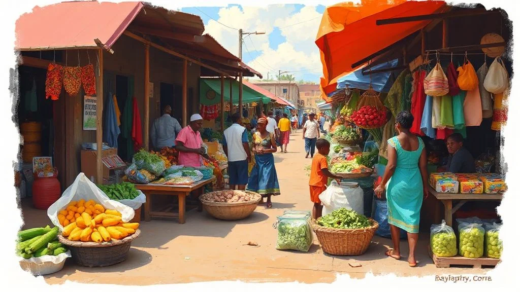Illustration for: Daily Life in Badagry Town, Lagos State: A Cultural Melting Pot