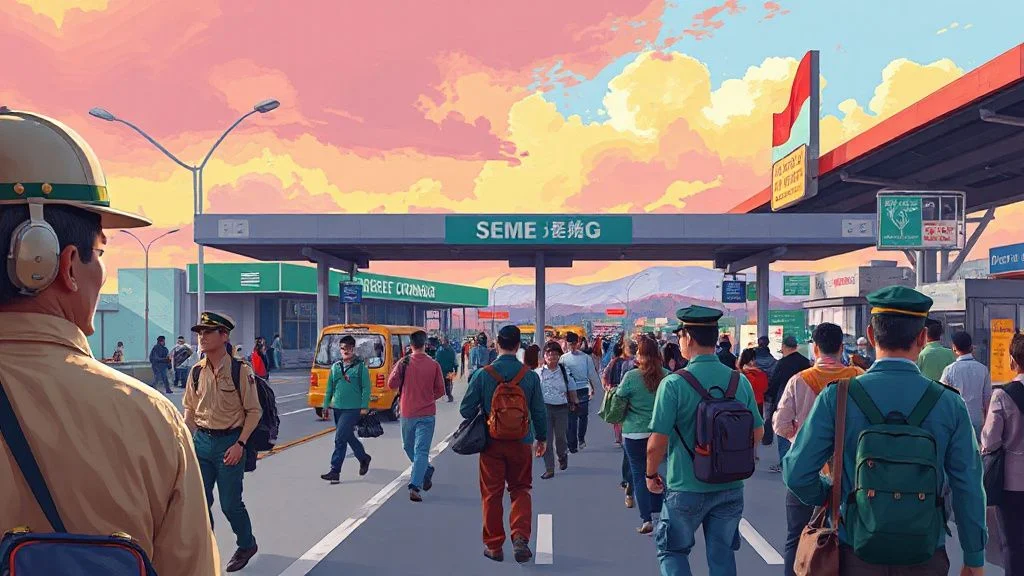 Illustration for: Border Formalities at Seme: Essential Requirements for Travelers