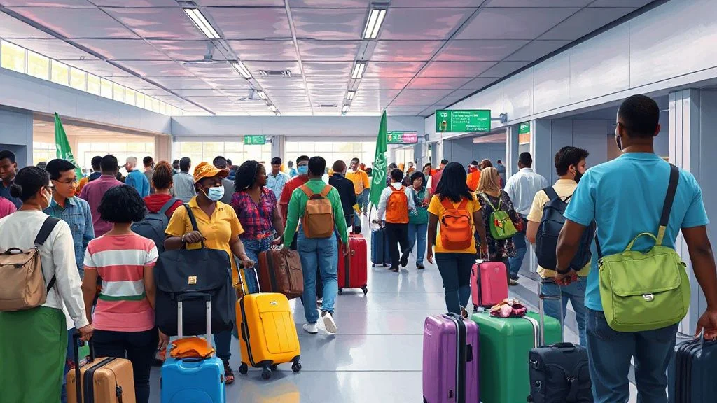 Illustration for: Checked Baggage Allowances on Flights to Nigeria Explained