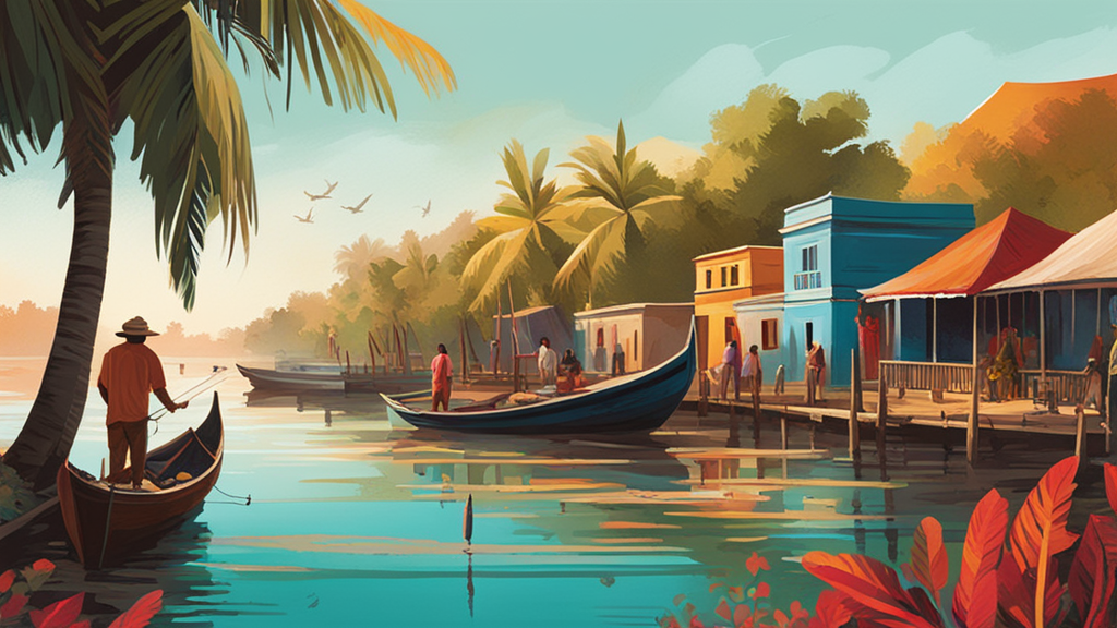 Illustration for: Exploring Fishing and Boat Trips from Lagos Lagoon: A Comprehensive…