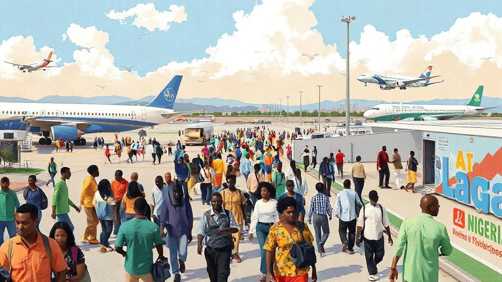 Illustration for: Flight Connections Between Nigeria and the West African Region