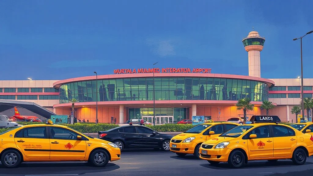 Illustration for: Getting from Lagos Airport to the City: Options and Travel Times