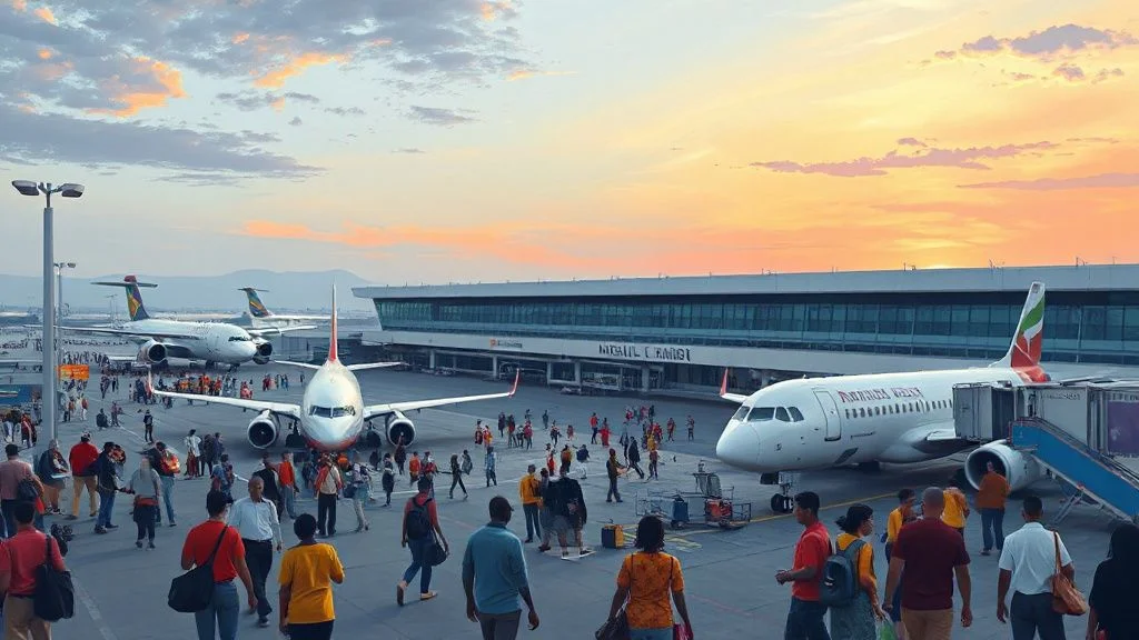 Illustration for: International Flight Routes into Nigeria and Who Flies Them