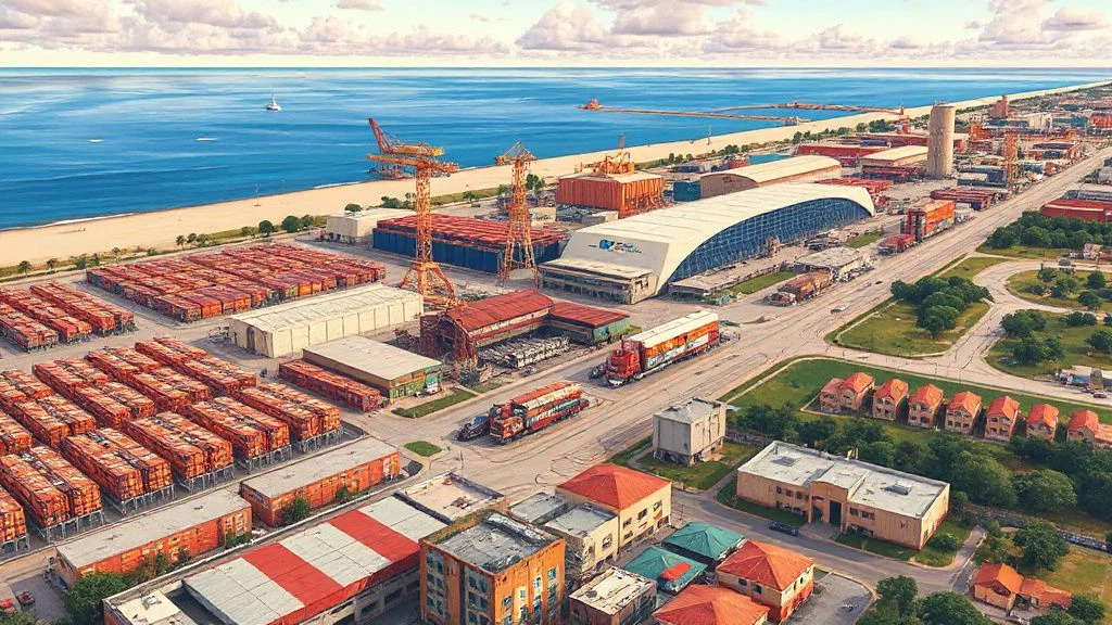 Illustration for: Lekki Free Zone Lagos: Industry and Settlement Explained