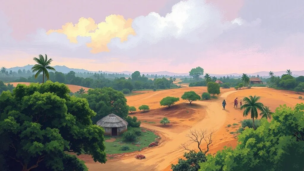 Illustration for: Nigeria Climate Month by Month: Wet and Dry Season Calendar Guide