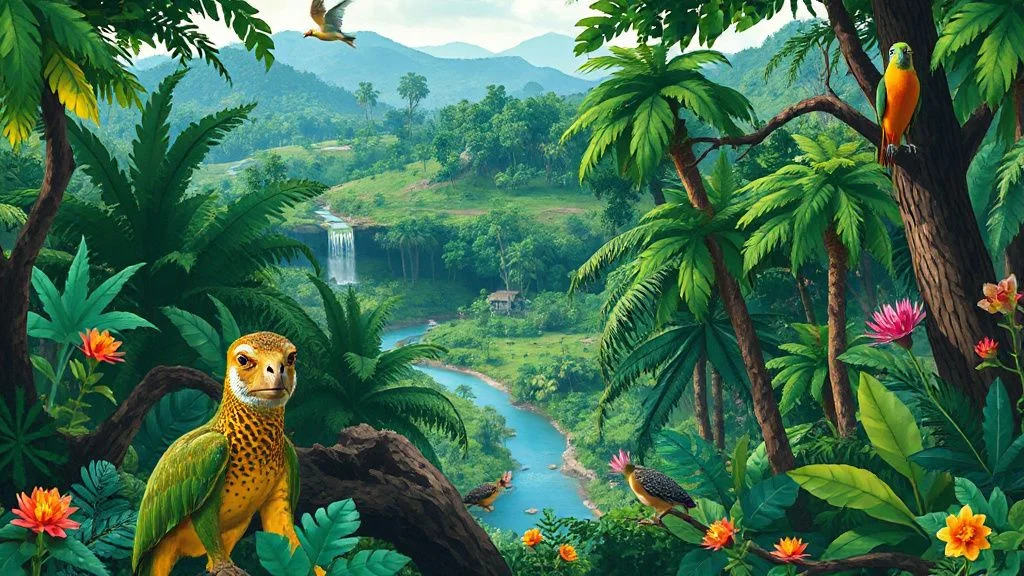 Illustration for: A Comprehensive Guide to Cross River National Park, Nigeria: A…