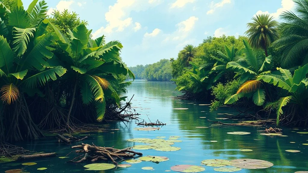 Illustration for: A Comprehensive Guide to Nigeria's Niger Delta Riverine Communities