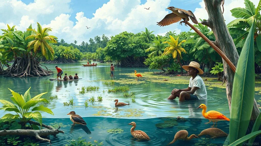Illustration for: Nigeria's Wetlands and Ramsar Protected Sites: A Conservation Overview