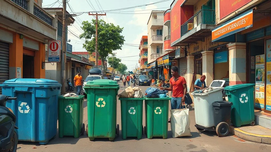 Illustration for: Household Waste Collection and Recycling in Lagos: A Comprehensive…