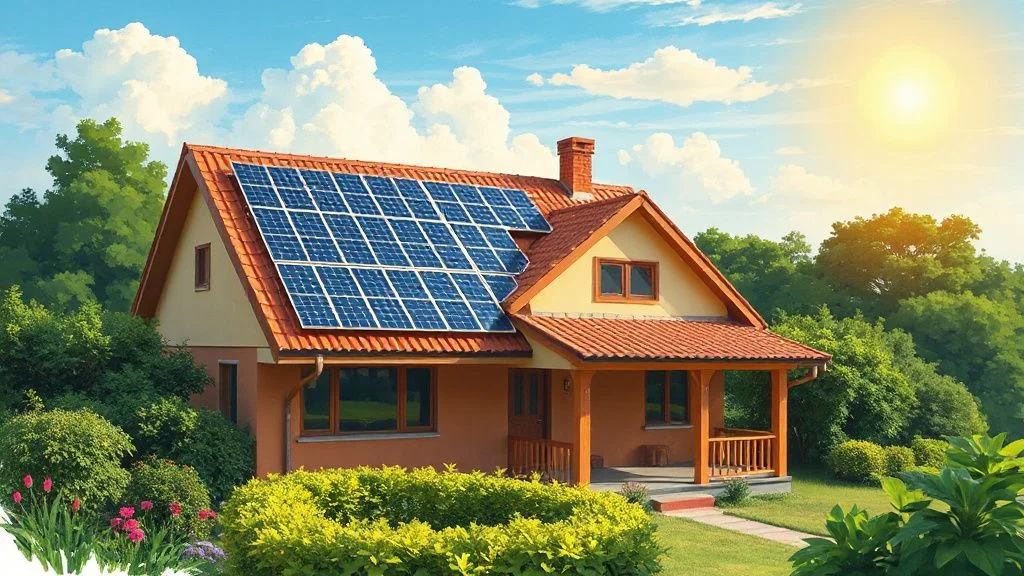 Illustration for: Solar Energy Systems with Battery Inverters: Home Installation in…