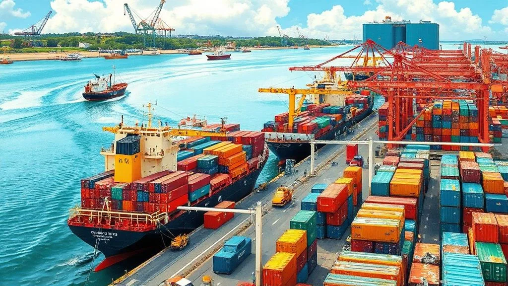 Illustration for: Understanding Port Dues in Nigeria: How Forwarders Navigate Tariff…