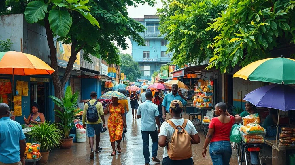 Illustration for: Nigerian Weather Guide for Newcomers: What to Expect in Lagos and…