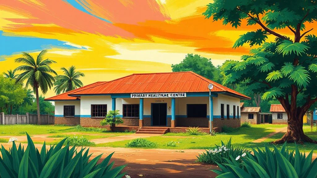 Illustration for: Understanding Primary Healthcare Centres in Rural Nigeria