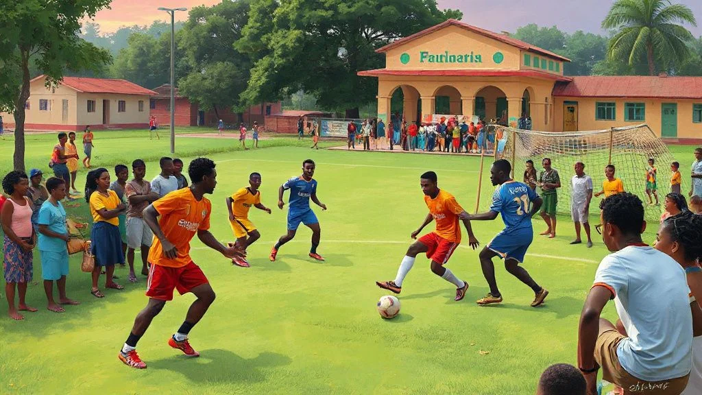 Illustration for: Engaging in Sports and Activities with Nigerian Locals: A Guide for…