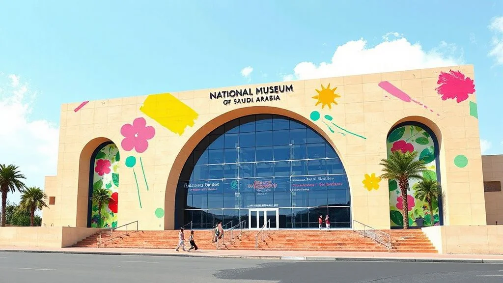 Illustration for: National Archives and Museums in Saudi Arabia for Researchers