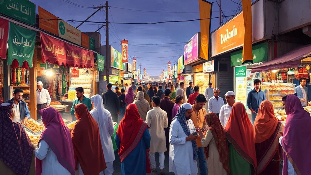 Illustration for: Pakistani Migration to Saudi Arabia Over the Decades Explained