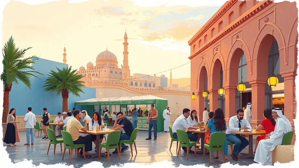 Illustration for: Understanding Saudi Arabian Culture: Time, Punctuality, Meetings…