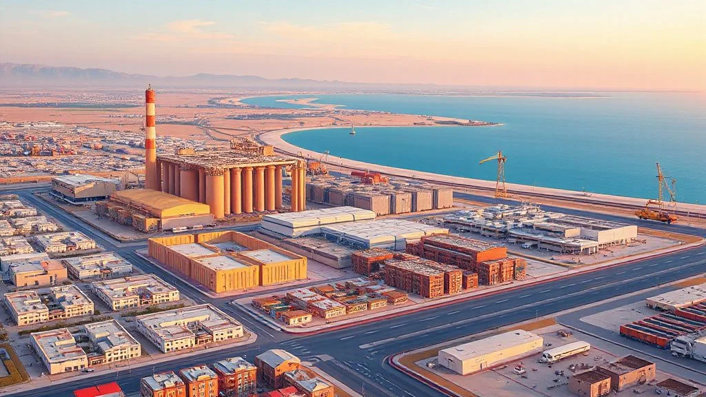 Illustration for: Jubail Industrial City: A Comprehensive Overview of Industry and…
