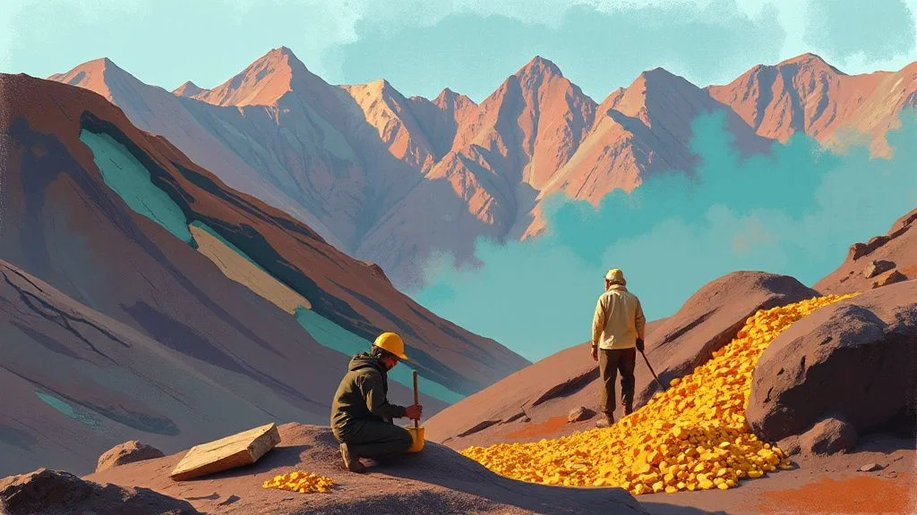 Illustration for: Saudi Arabia Artisanal Small Scale Gold Mining (ASGM) Region Map Guide