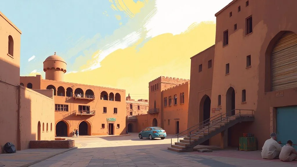Illustration for: Discovering Saudi Arabia's Heritage Neighborhoods: A Tour of Al…