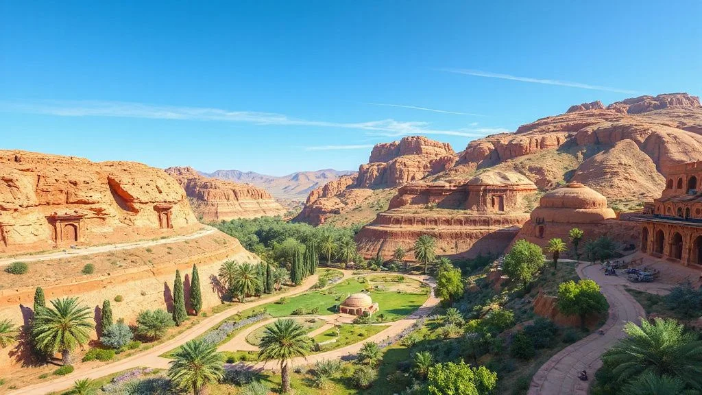 Illustration for: Wadi Hanifah and Its Valley Park Explained: A Comprehensive Guide