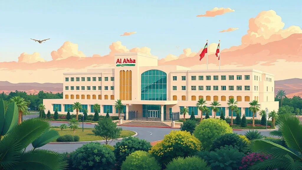 Illustration for: Comprehensive Care Services at Al Ahsa Hospital in Saudi Arabia