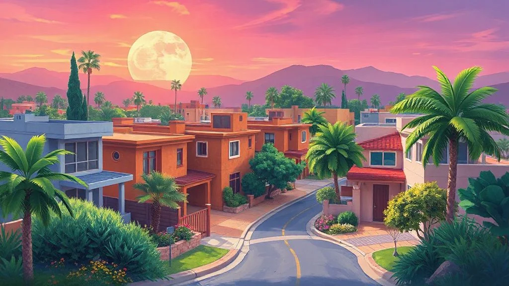 Illustration for: Avoiding Flood-Prone Areas When Buying a House in Riyadh