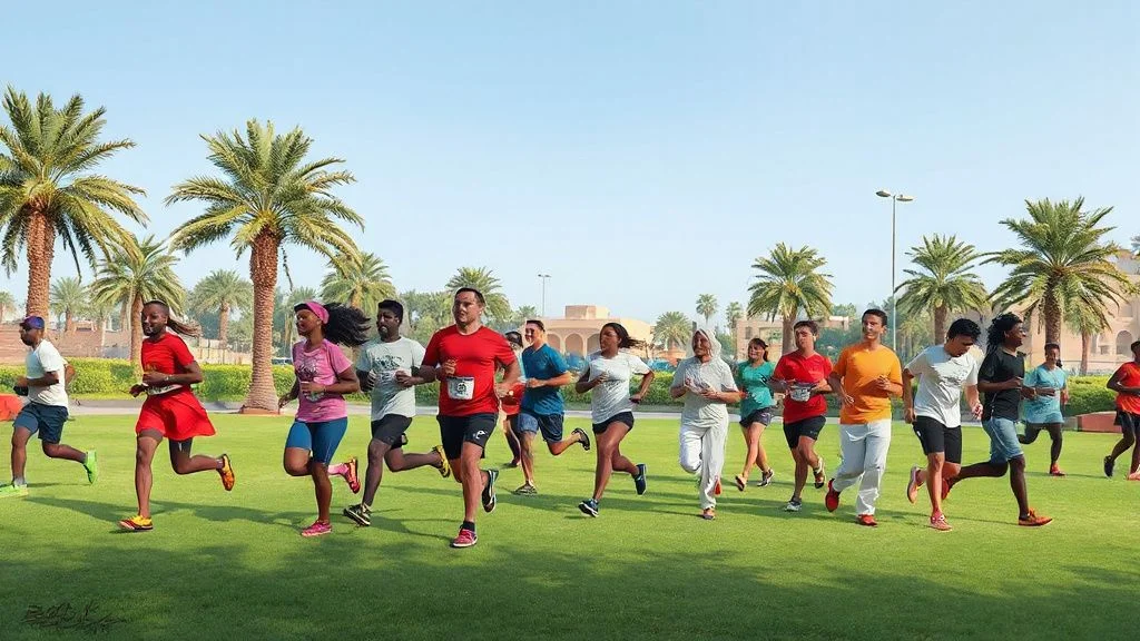 Illustration for: Discover the Hash House Harriers Running Group in Riyadh, Saudi Arabia