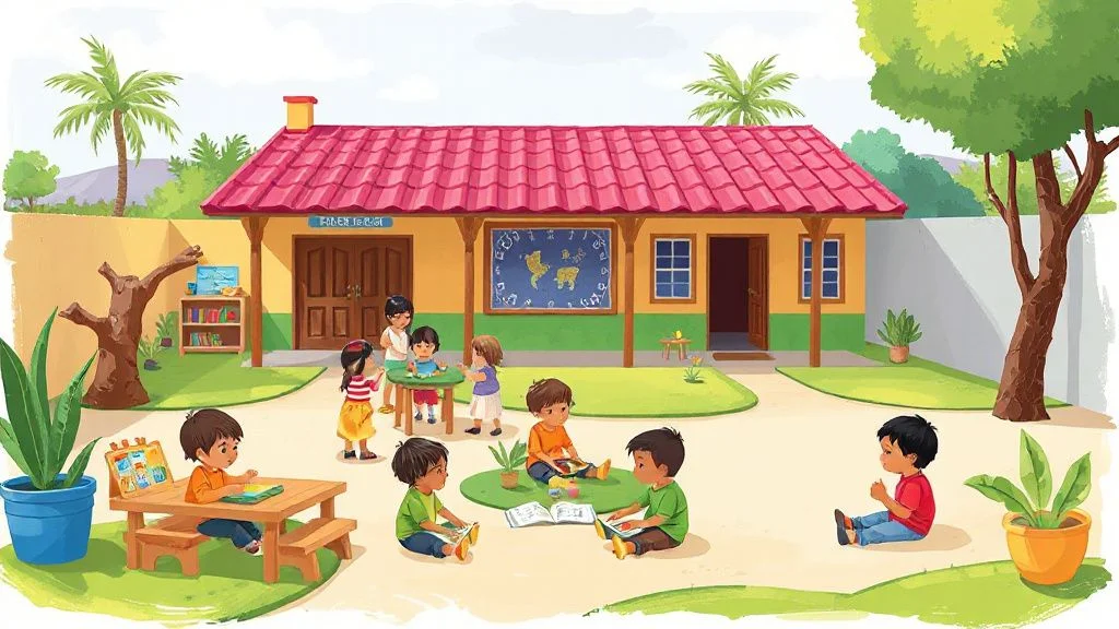 Illustration for: Kindergarten and Preschool Options in Riyadh for Foreigners