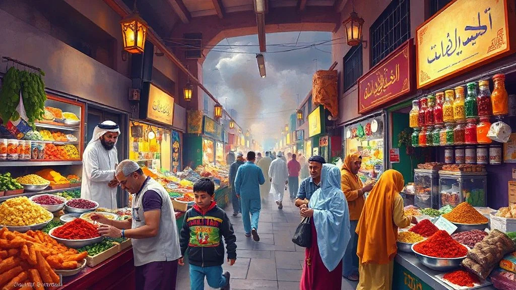 Illustration for: Living Alongside the South Asian Community in Riyadh: A Guide for…