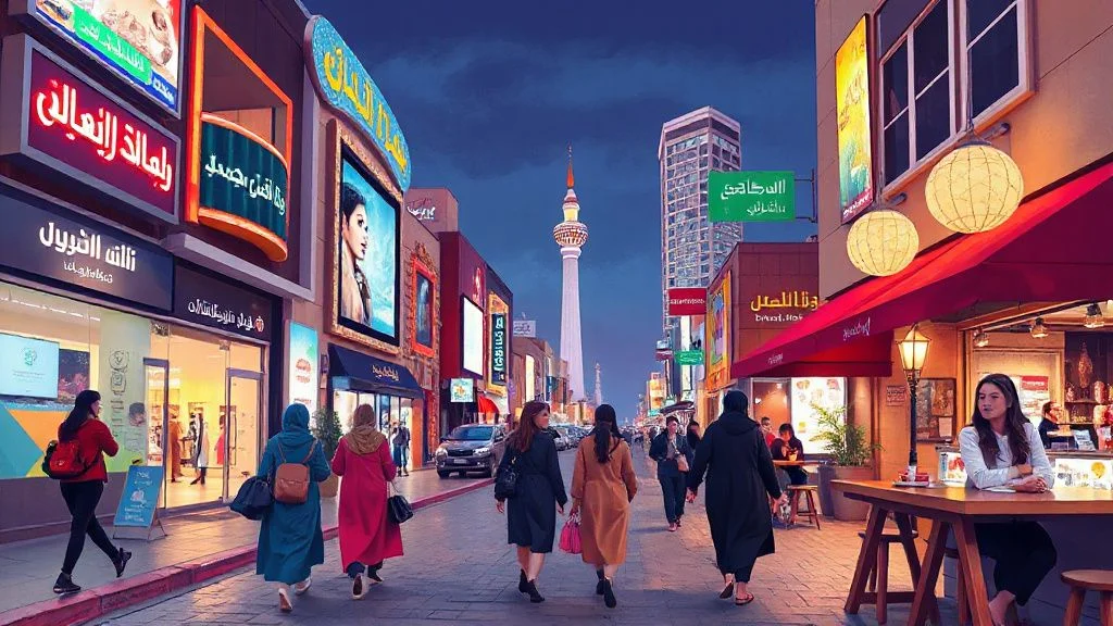 Illustration for: Riyadh Nighttime Safety Guide for Solo Women Expats