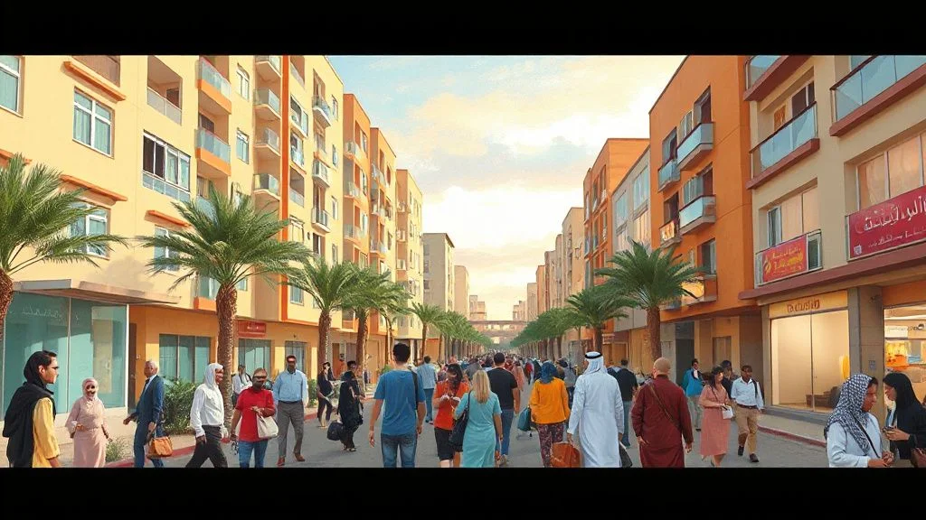 Illustration for: Finding Housing in Saudi Arabia: Facebook Groups for Apartment Rentals