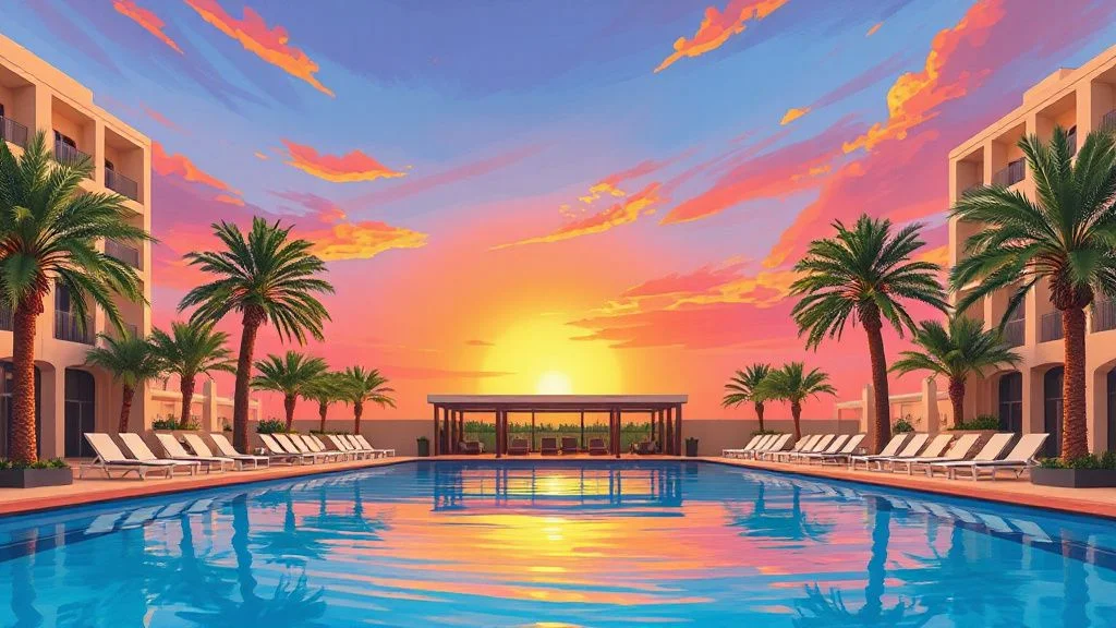 Illustration for: Accessing Hotel Pools in Saudi Arabia: Day Pass Options for Non-Guests