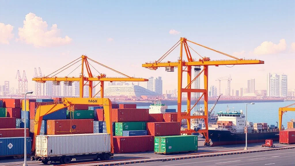 Illustration for: Transhipment via Dubai or Bahrain: Enhancing Your Riyadh Delivery…