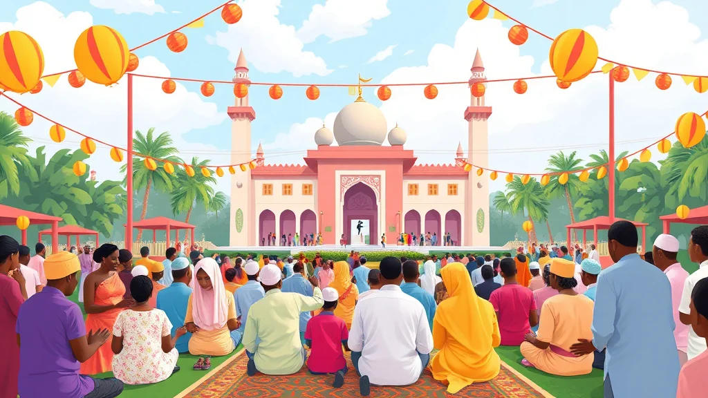 Illustration for: Eid Celebrations in Suriname: Traditions and Cultural Significance