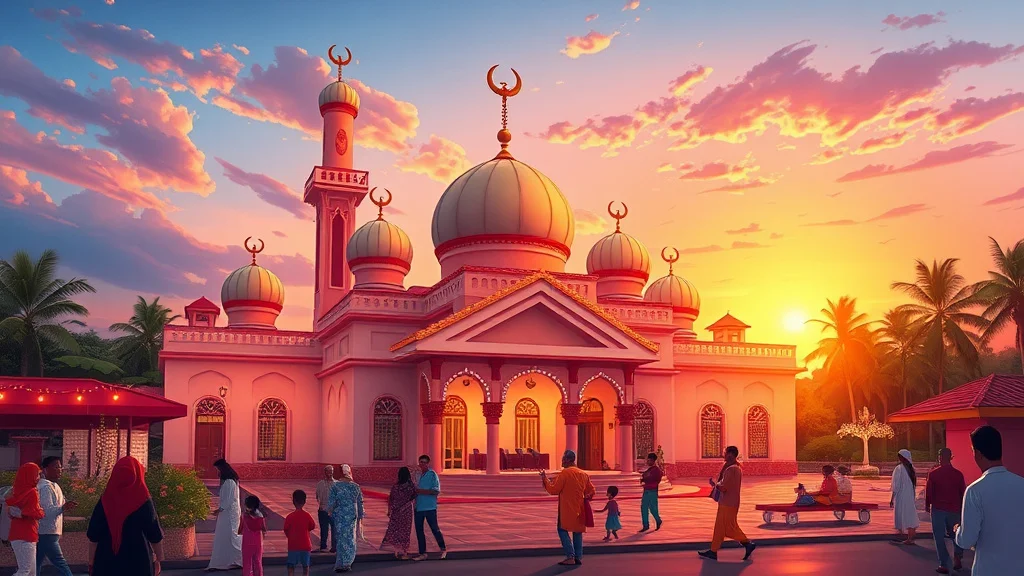 Illustration for: Exploring Islam in Suriname: Mosques and Community Life