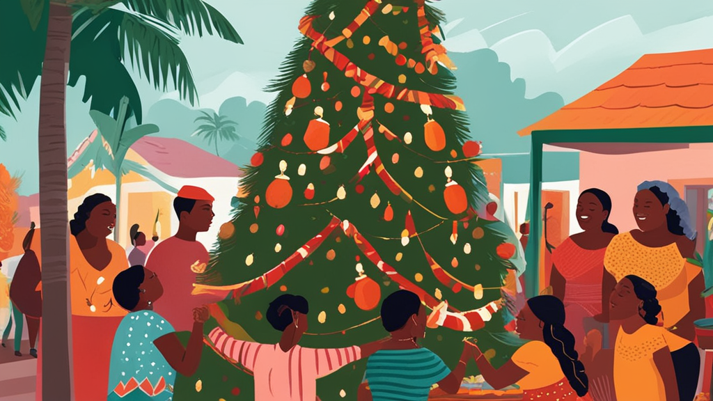 Illustration for: Celebrating Christmas in Suriname: Expat Traditions and Customs