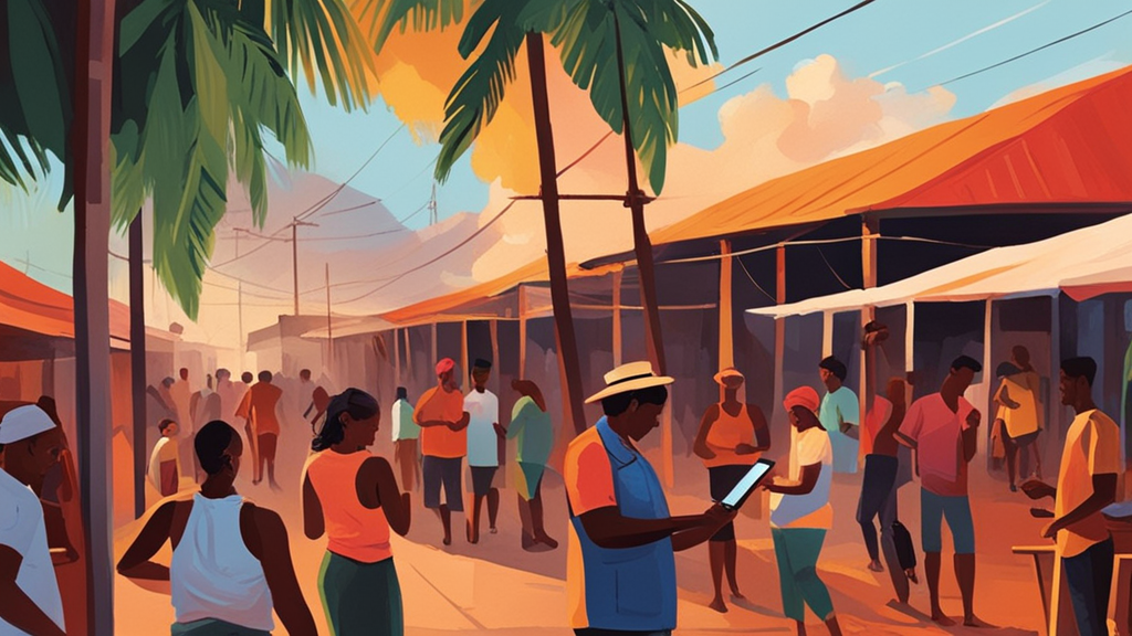 Illustratie bij: Gids voor Fintech Startups en Lokale Mobiele Bankapps in Suriname