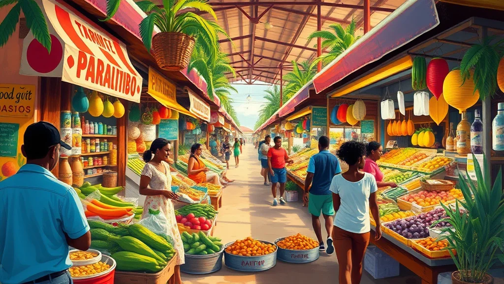 Illustration for: Discovering the Best Local Food Markets in Paramaribo, Suriname