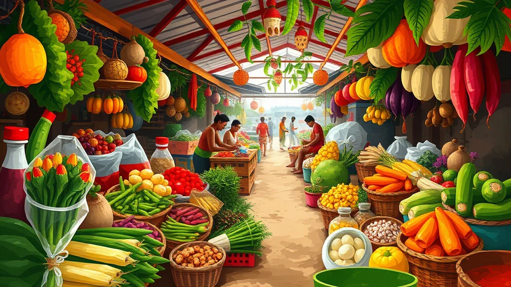 Illustratie bij: Surinaamse Gerechten Thuis Koken: Essentiële Ingrediënten en Gerechten