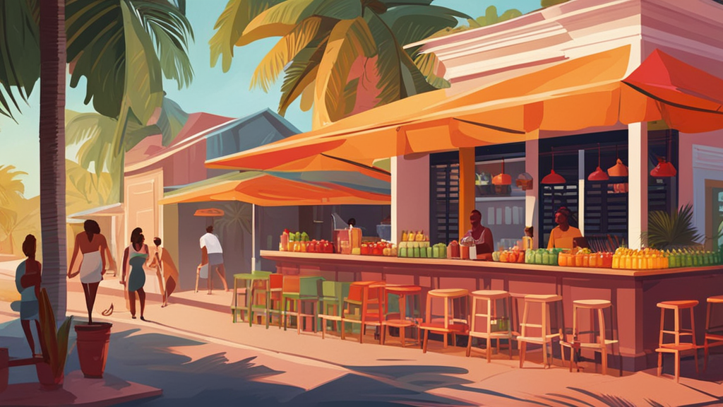 Illustration for: Discovering Paramaribo's Fresh Juice Bar and Tropical Smoothie Culture