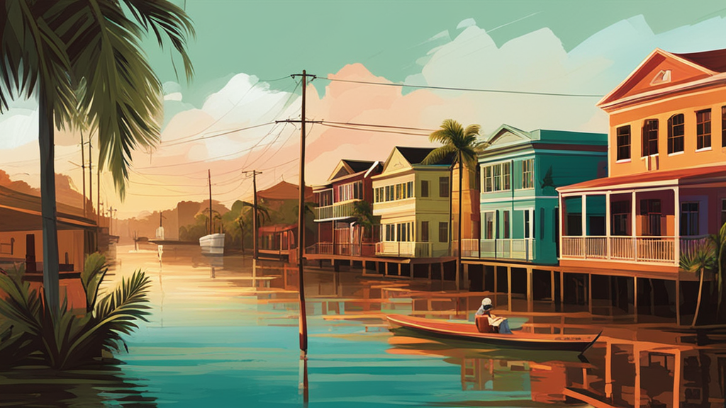 Illustratie bij: Overstromingsrisicogebieden in en rond Paramaribo Uitleg