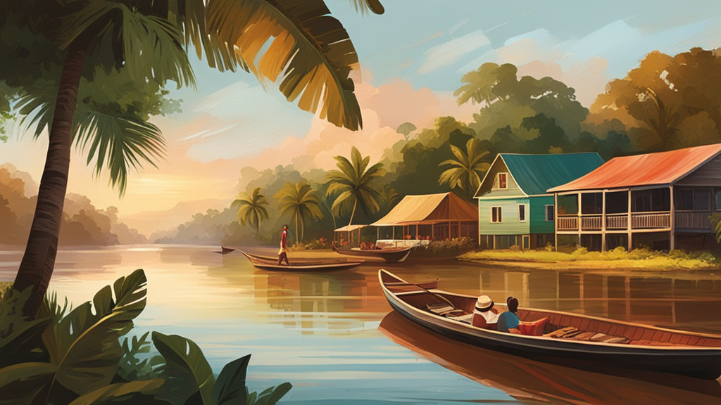 Illustration for: Living Near the Suriname River Banks: A Practical Guide for Expats