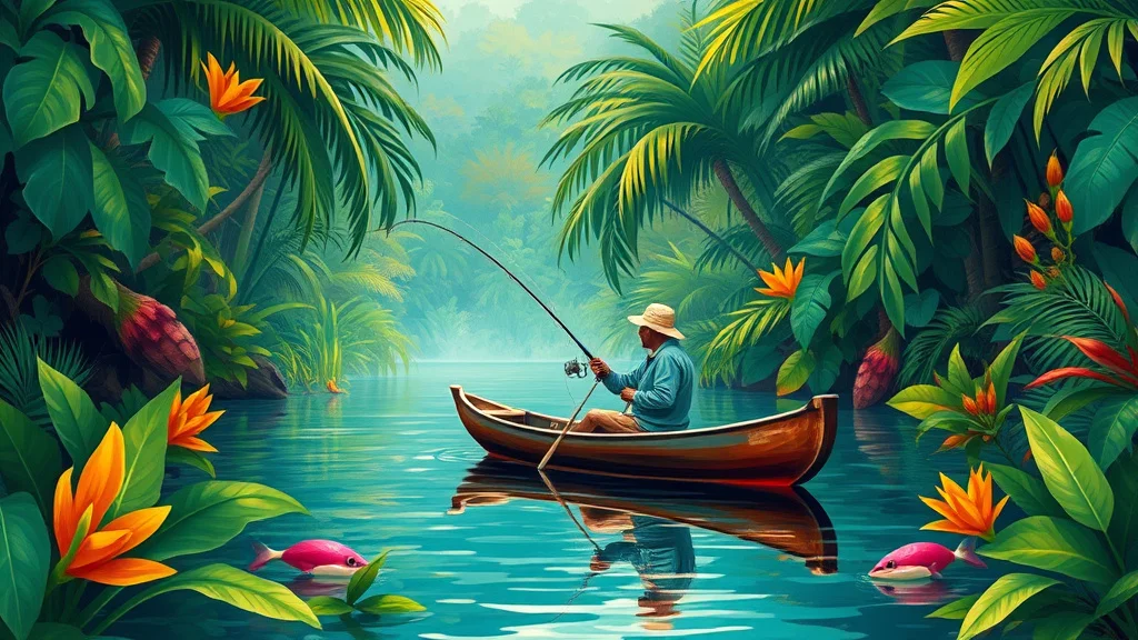 Illustratie bij: Suriname Vissersgids: Ontdek Zoetwater- en Zoutwateravonturen