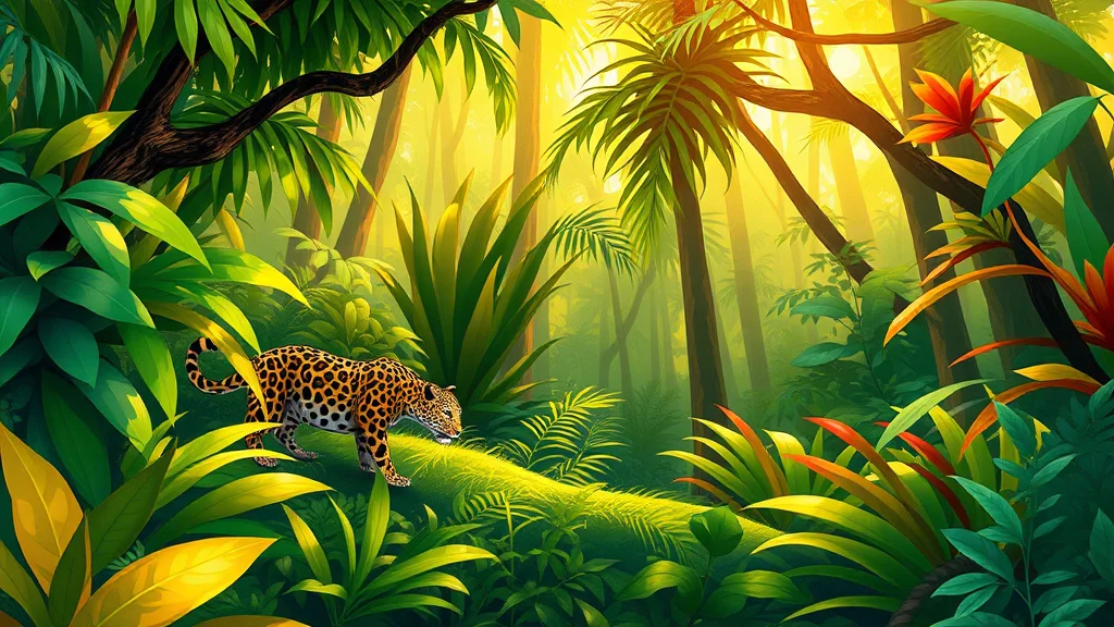 Illustratie bij: Jaguarwaarnemingen en Natuurreservaten in Suriname: Een Gids voor