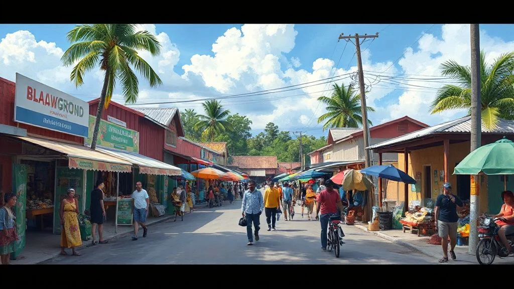 Illustratie bij: Blauwgrond Verkennen: Een Levendige Expatgemeenschap in Paramaribo