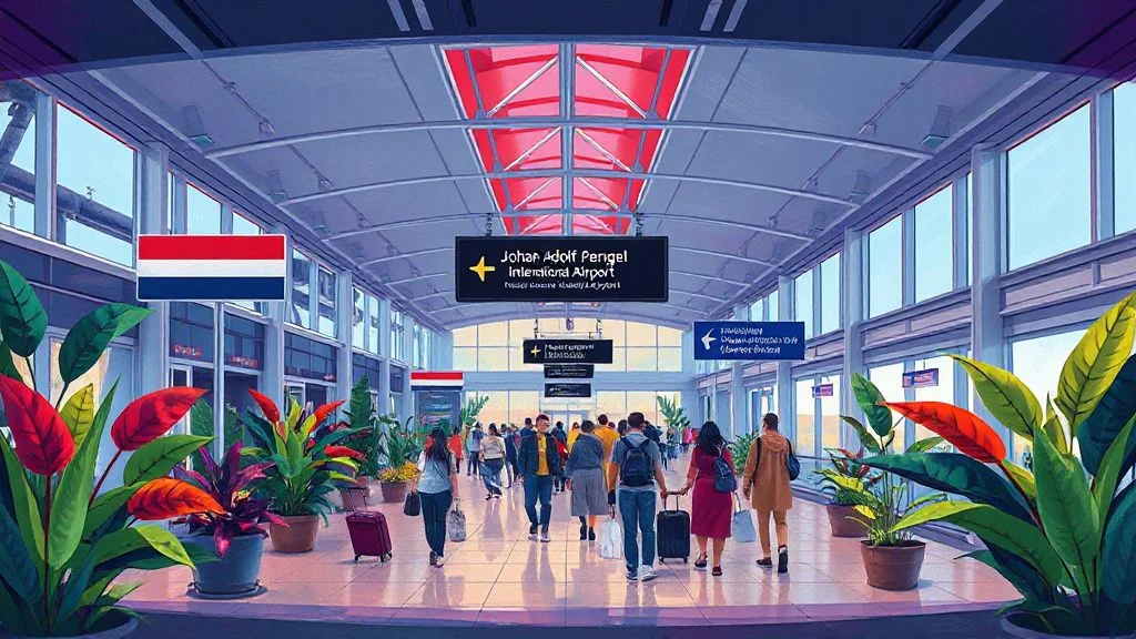 Illustration for: What to Expect at Zanderij Airport: Arrival Experience and Tips
