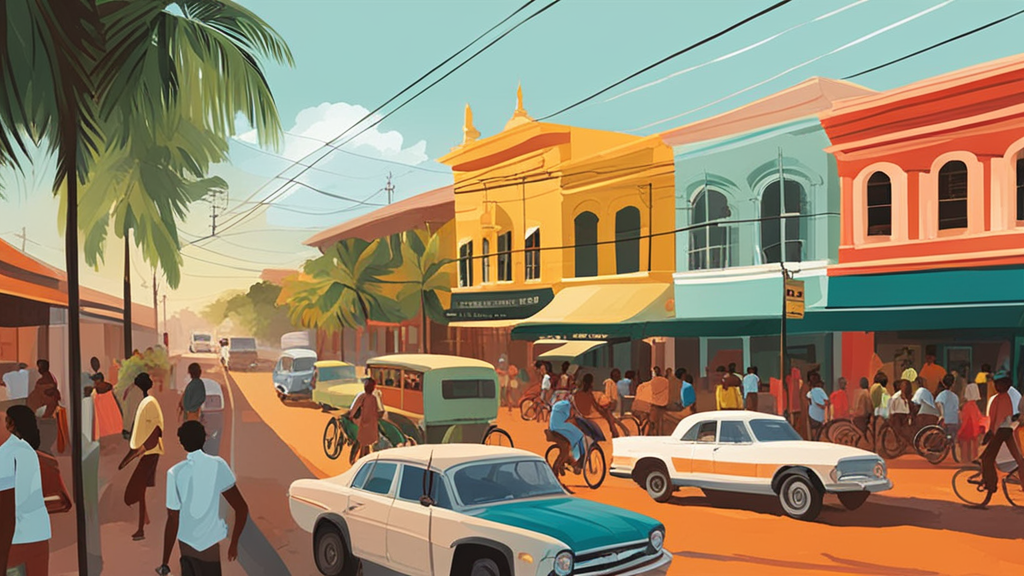 Illustratie bij: Navigeren in Paramaribo: Verkeer en Rijcultuurshock voor Expats